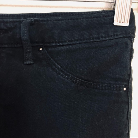 Mossimo Black Midrise Stretch Denim Jeggings 4/27S - Picture 6 of 10